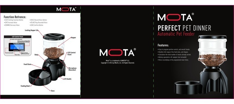 MOTA Perfect Pet Dinner manual