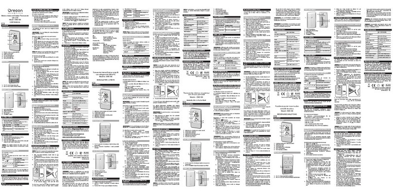 Oregon Scientific EMS100 user manual