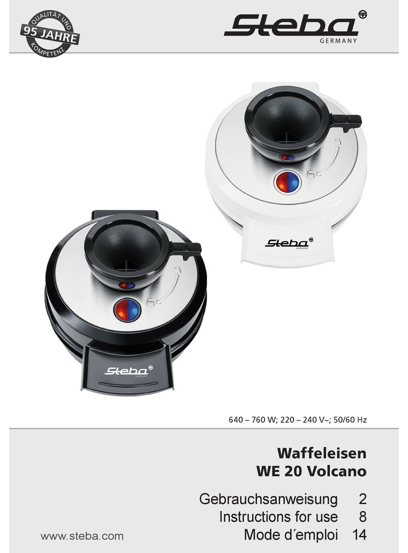 Steba WE 20 Volcano Instructions for use