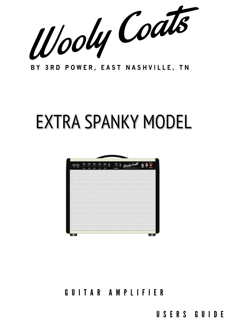 3rd Power WOOLY COATS EXTRA SPANKY user guide
