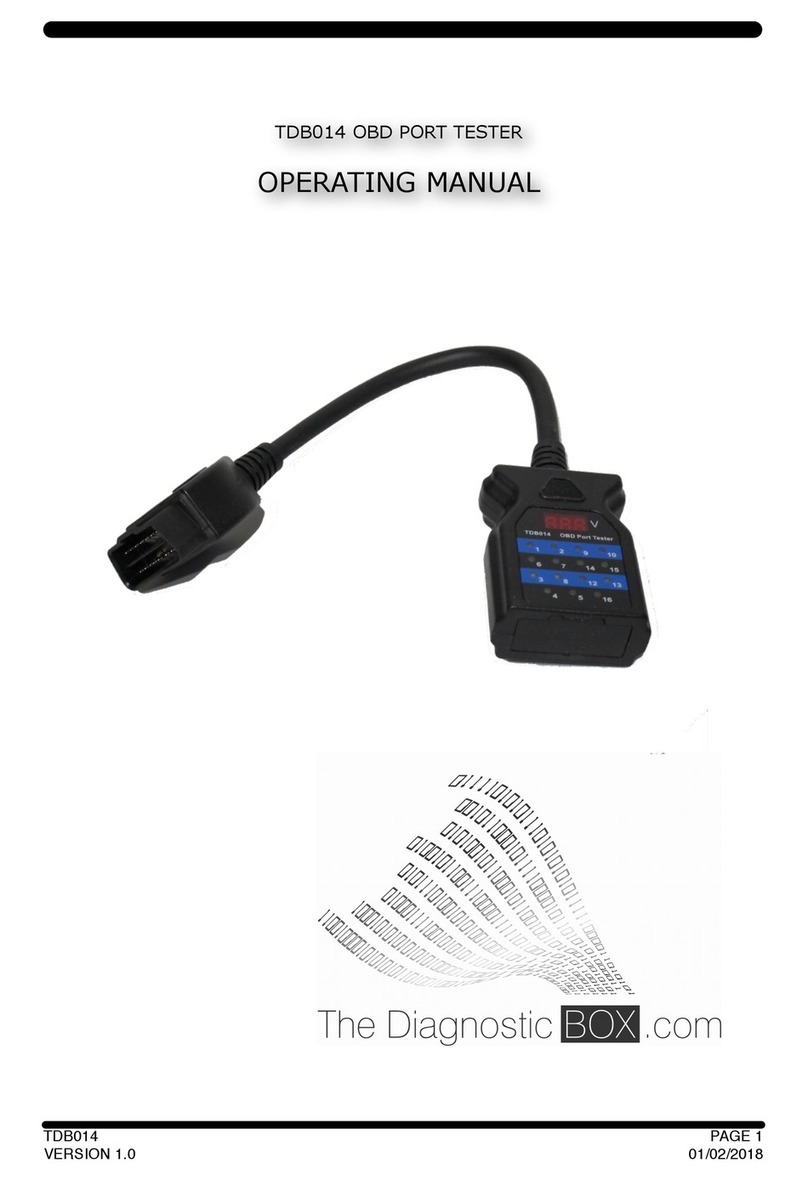 The Diagnostic Box TDB014 operating manual