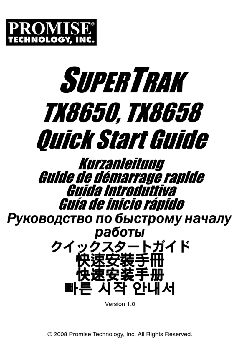 Promise SUPERTRAK TX8658 quick start guide