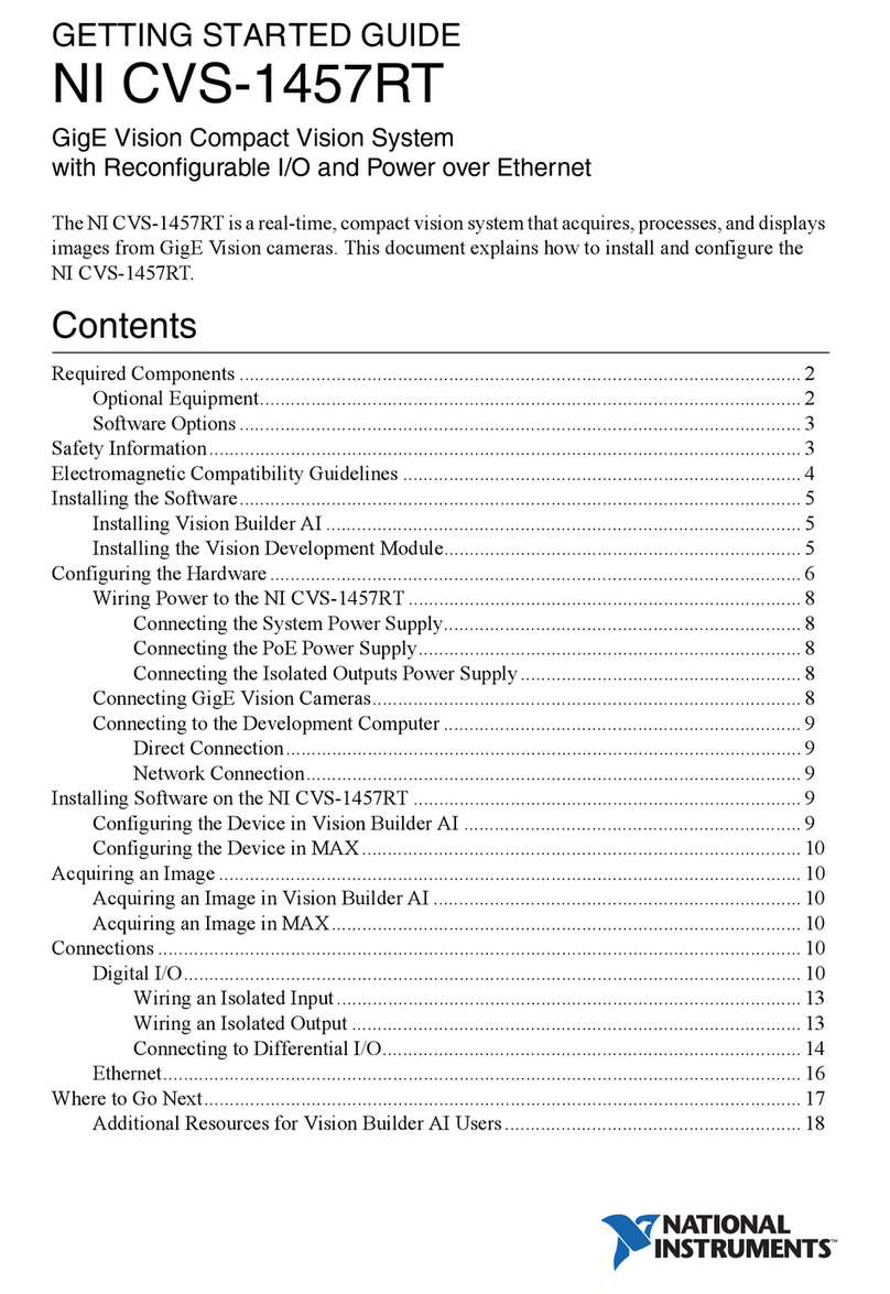 National Instruments CVS-1457RT User manual National Instruments CVS-1457RT User manual