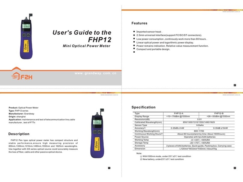 Shanghai Grandway Telecom Tech. Co., Ltd. FHP12 user guide Shanghai Grandway Telecom Tech. Co., Ltd. FHP12 user guide