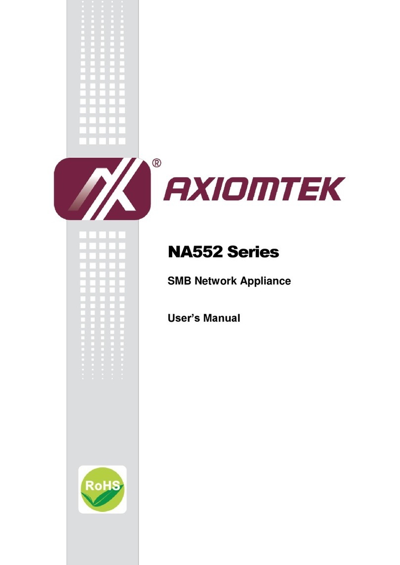 AXIOMTEK NA552 Series User manual