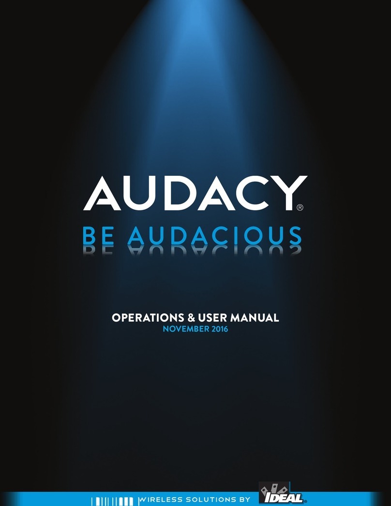 IDEAL INDUSTRIES Audacy Wireless Controls user manual