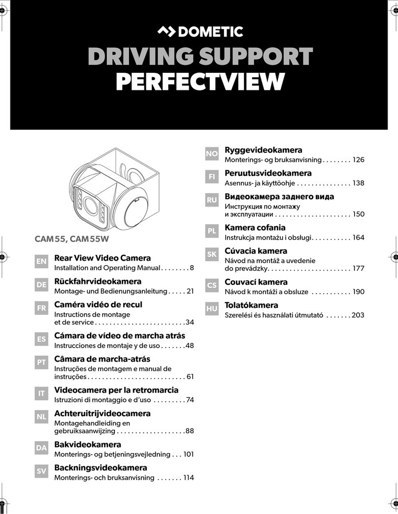 Dometic CAM55 Installation instructions