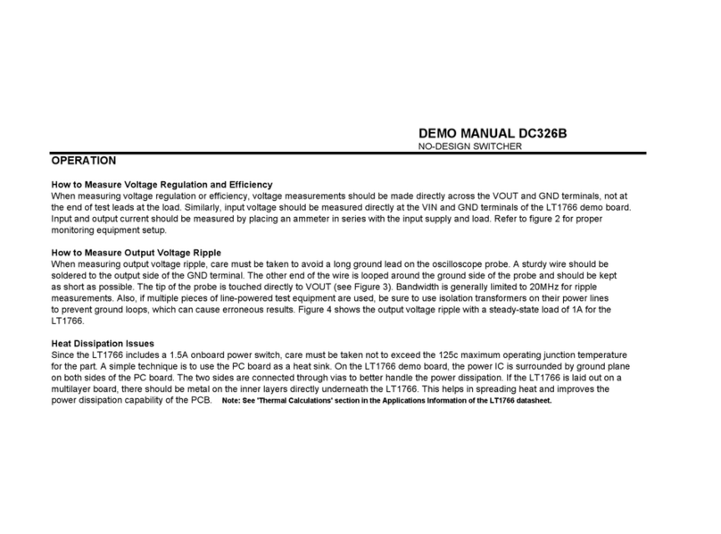Linear Technology DC326B Demo Manual