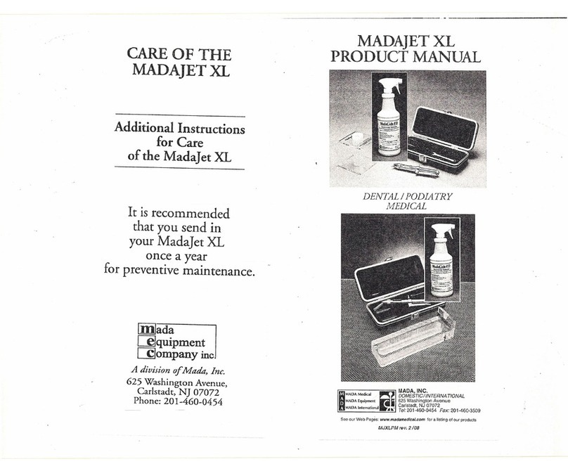 Mada MADAJET XL User manual