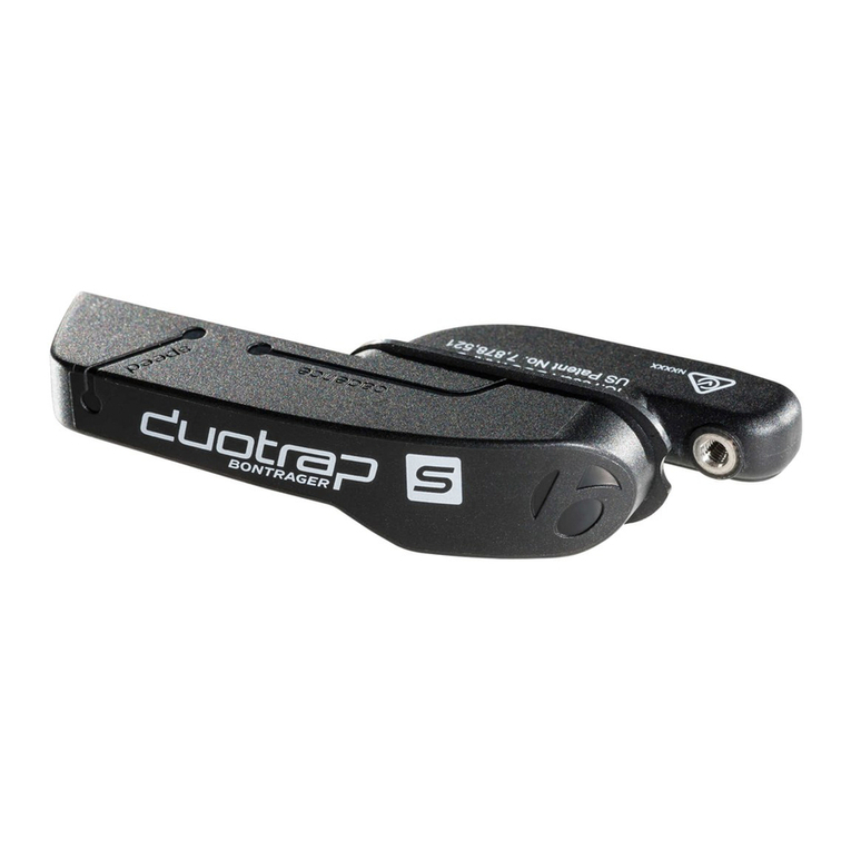 Bontrager DUOTRAP S manual