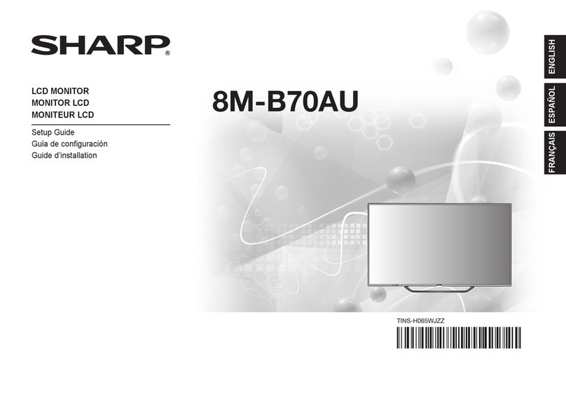 Sharp 8M-B70AU User manual