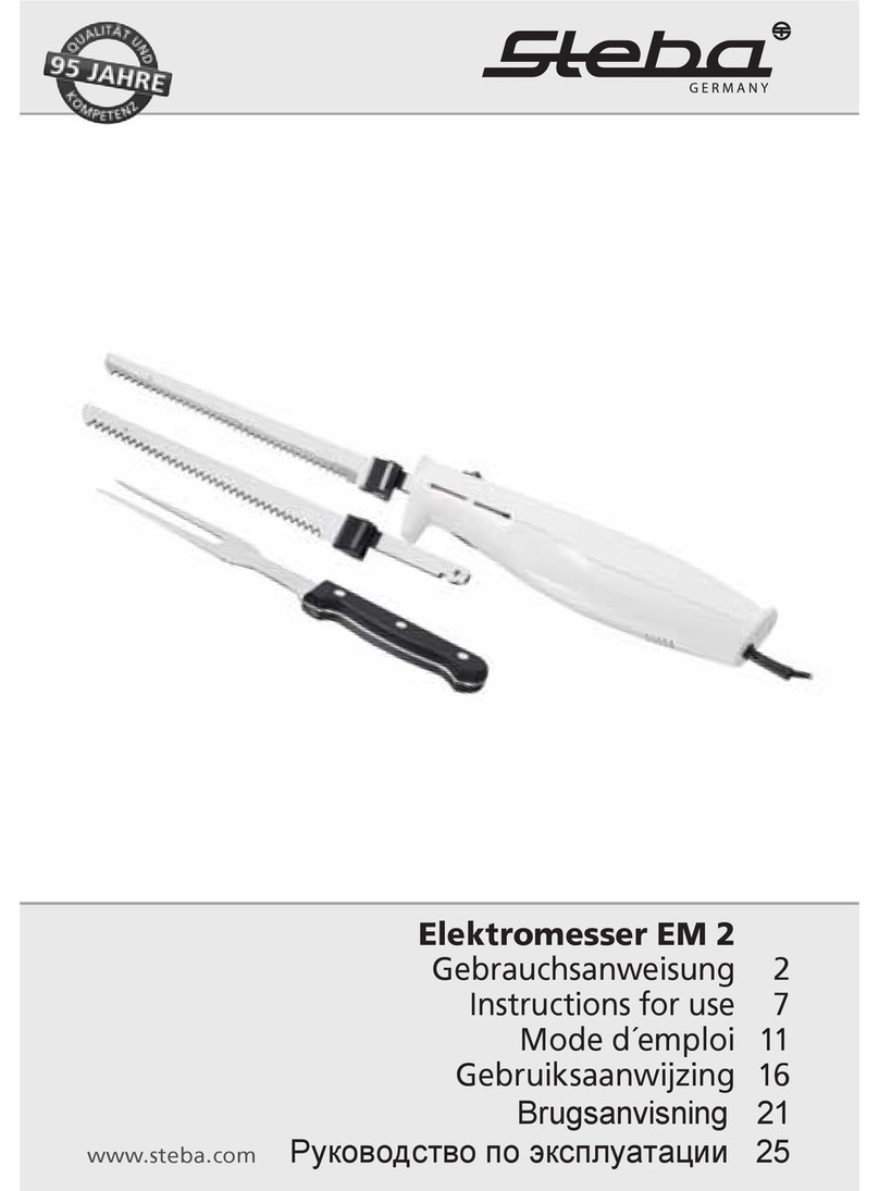 Steba EM 2 Instructions for use Steba EM 2 Instructions for use