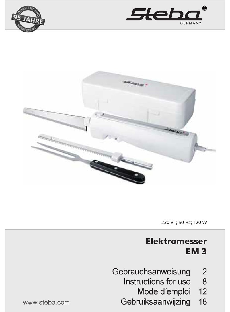 Steba EM 3 Instructions for use