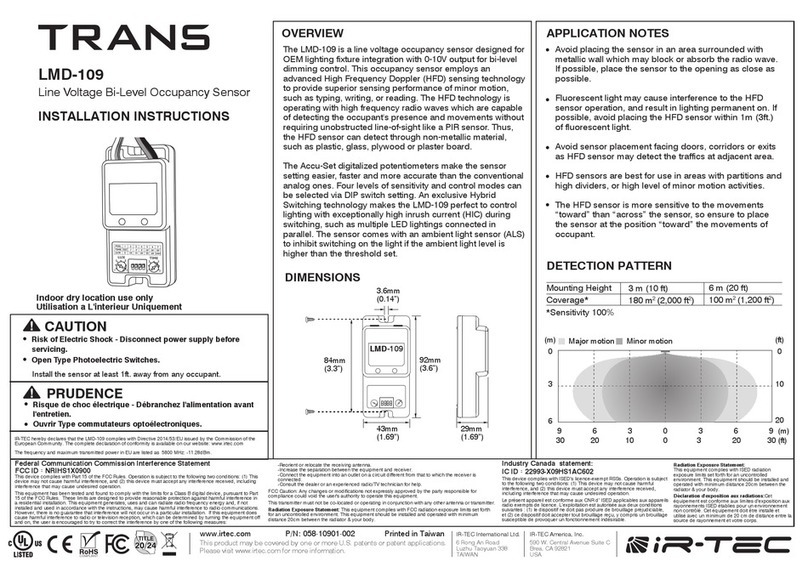 IR-Tec trans LMD-109 User manual