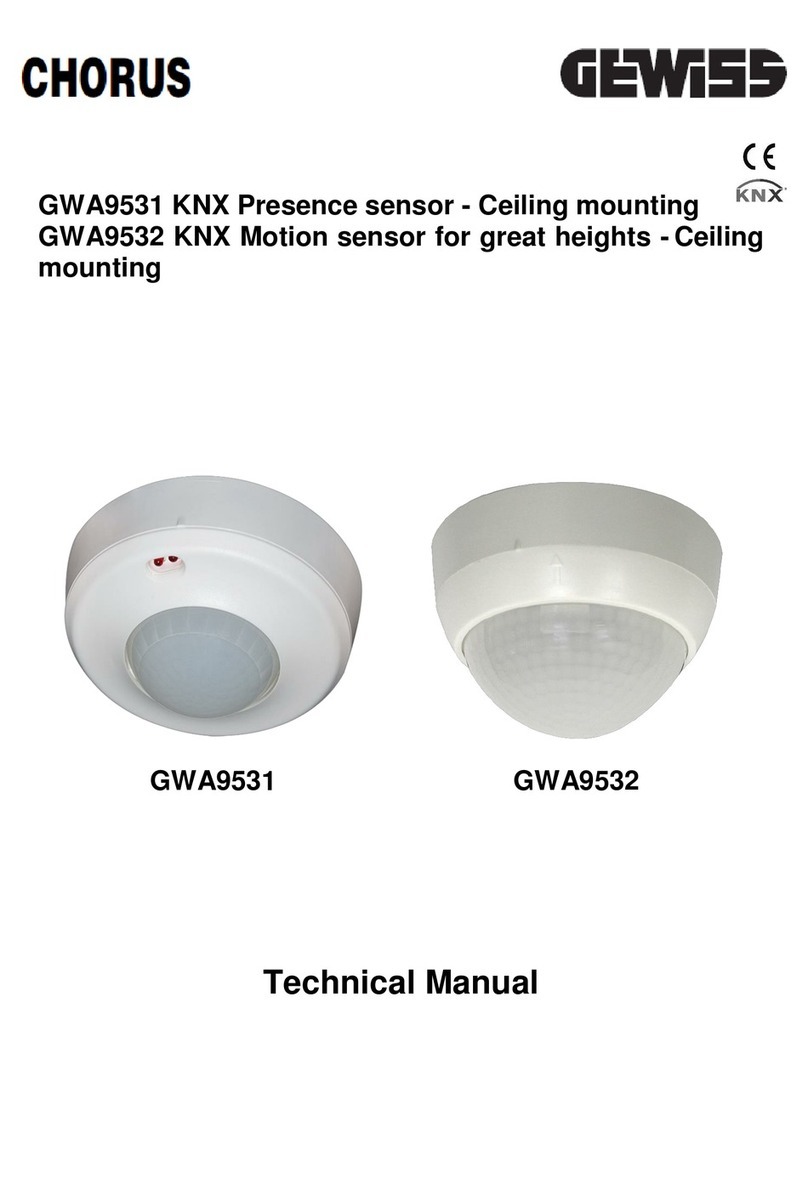 Gewiss CHORUS GWA9531 Technical manual