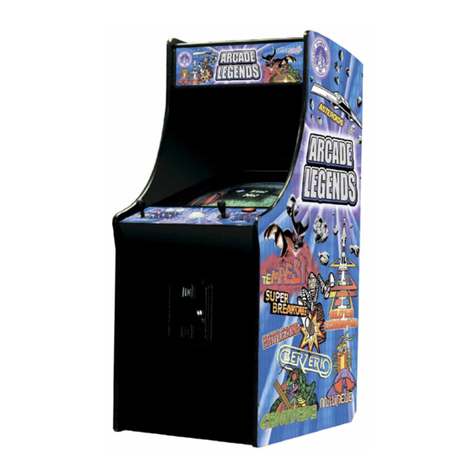 Chicago Gaming Arcade Legends owner's manual Chicago Gaming Arcade Legends owner's manual