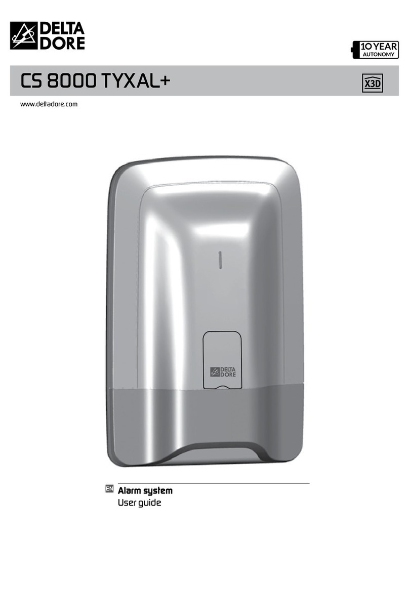 DELTA DORE CS 8000 TYXAL+ user guide