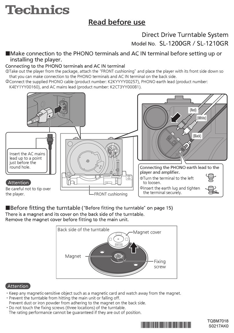 Technics SL-1200GR User manual