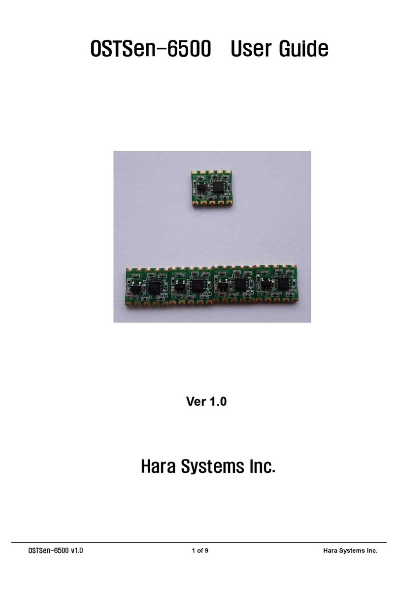 Hara Systems OSTSen-9250 user guide