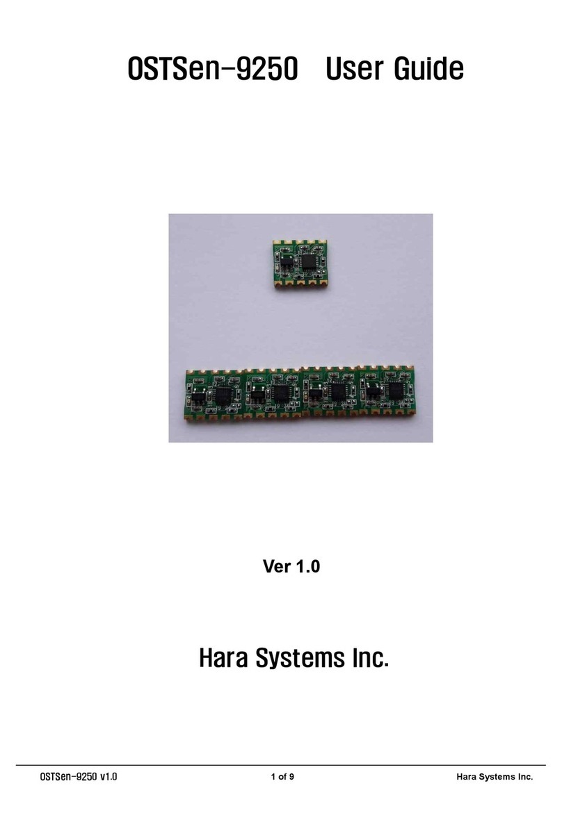 Hara Systems OSTSen-9250 user guide