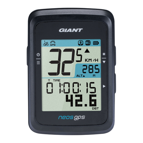 Giant NeosGPS Operation manual