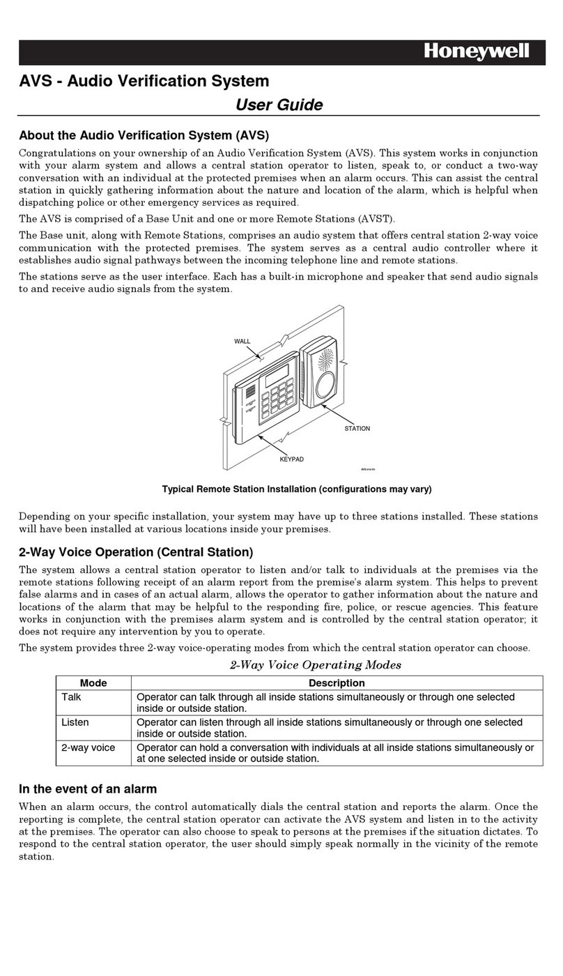 Honeywell AVS user guide