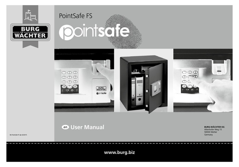 BURG-WACHTER PointSafe FS User manual