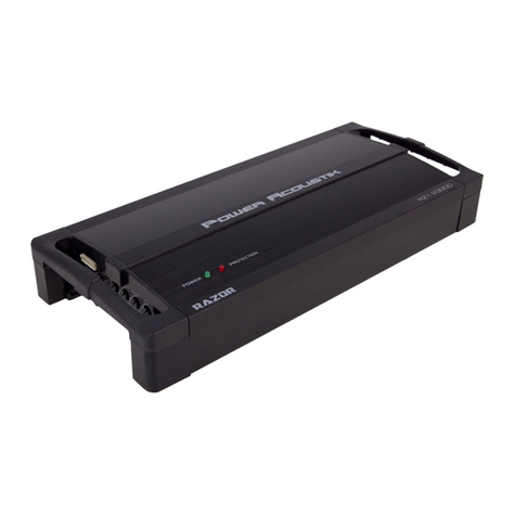 PowerAcoustik Razor RZ1-1500D instruction manual