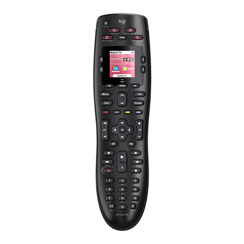 Logitech HARMONY 665 User manual