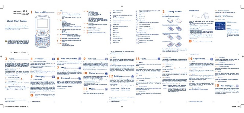 Alcatel One Touch TRIBE 595D User manual