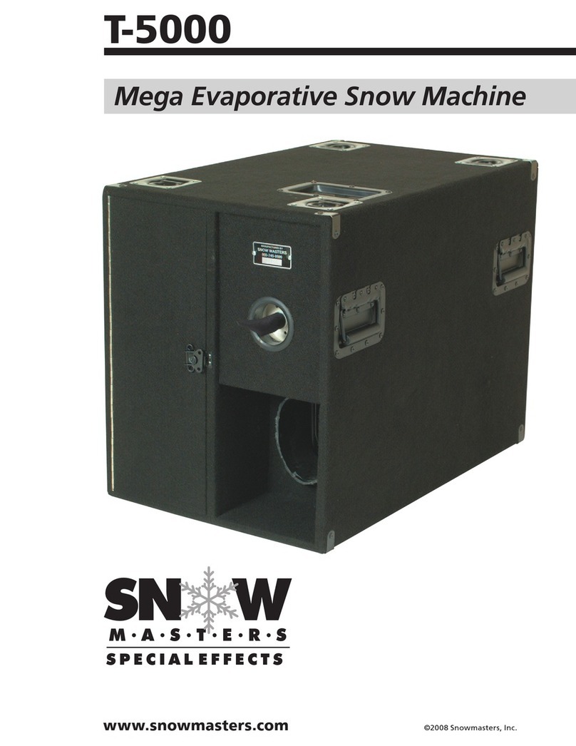 Snow Masters T-5000 User manual