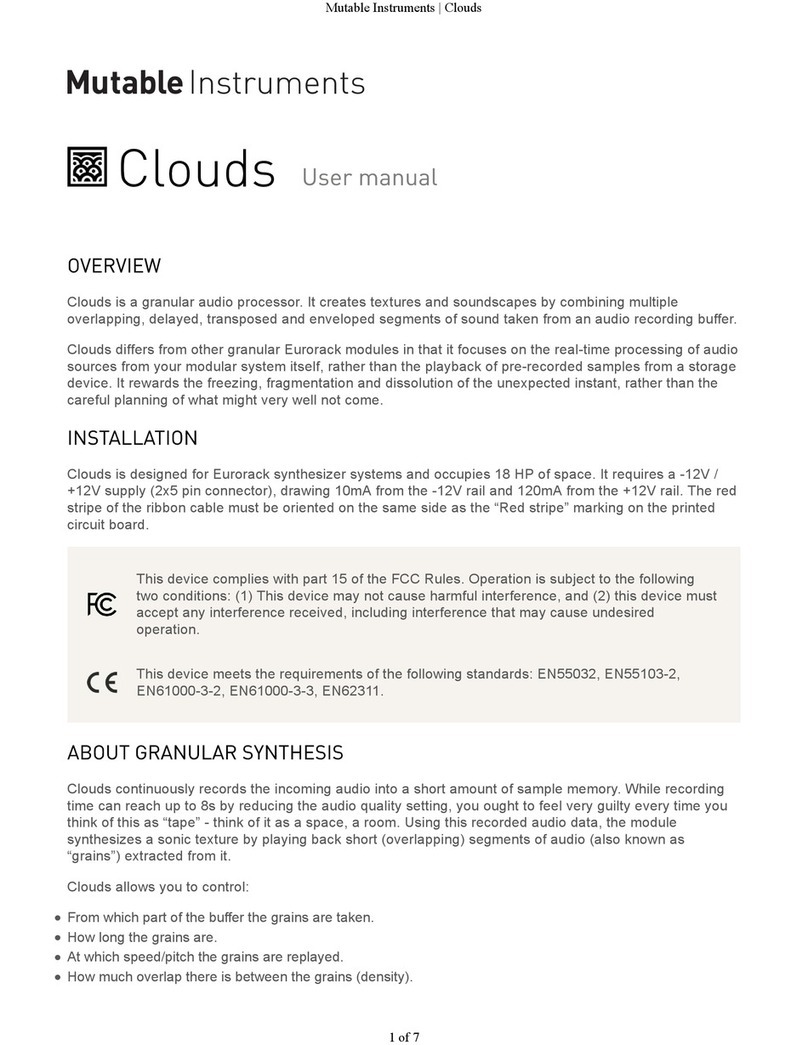 Mutable Instruments Clouds user manual