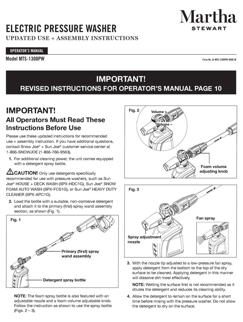 Martha Stewart MTS-1300PW Assembly instructions
