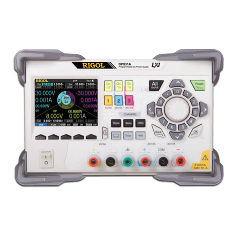 Rigol DP800 Series Use and care manual