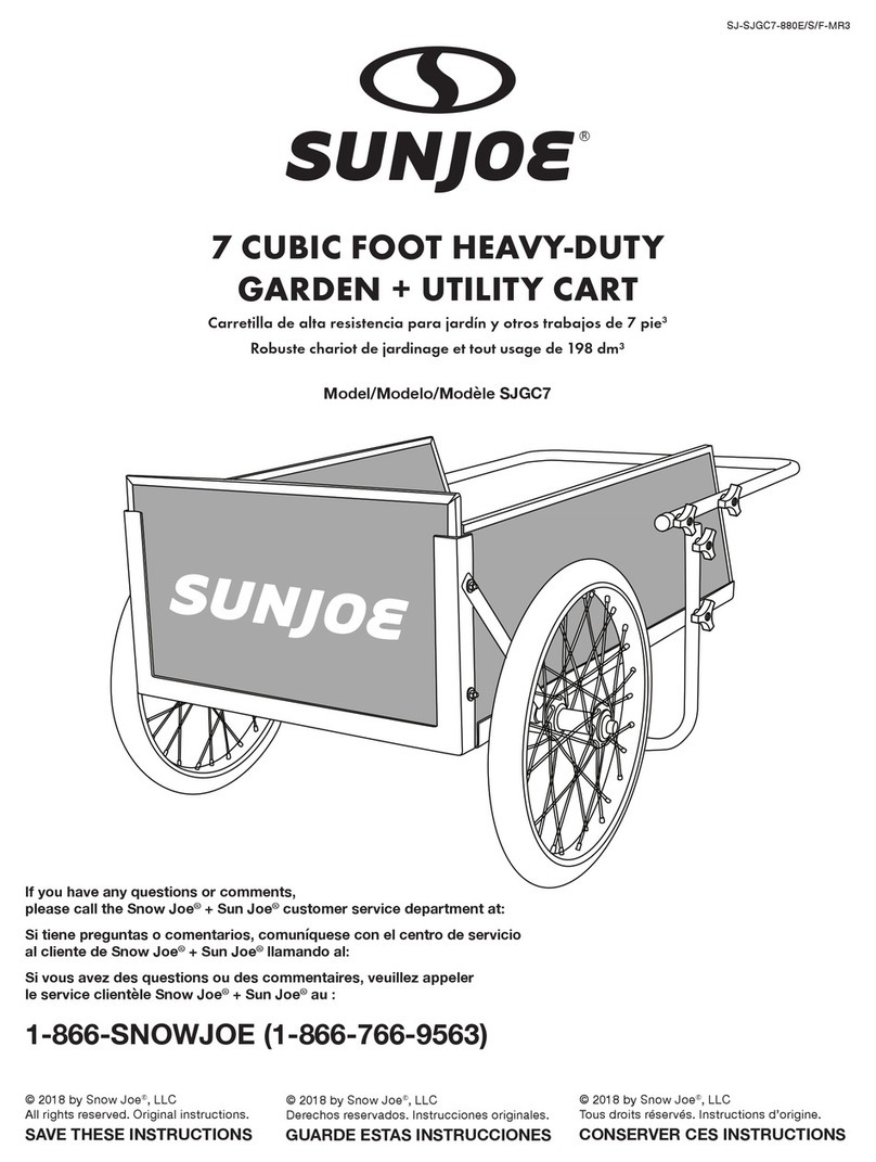 sunjoe SJGC7 User manual