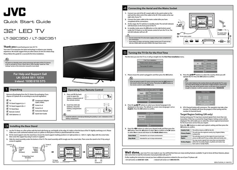 JVC LT-32C350 User manual