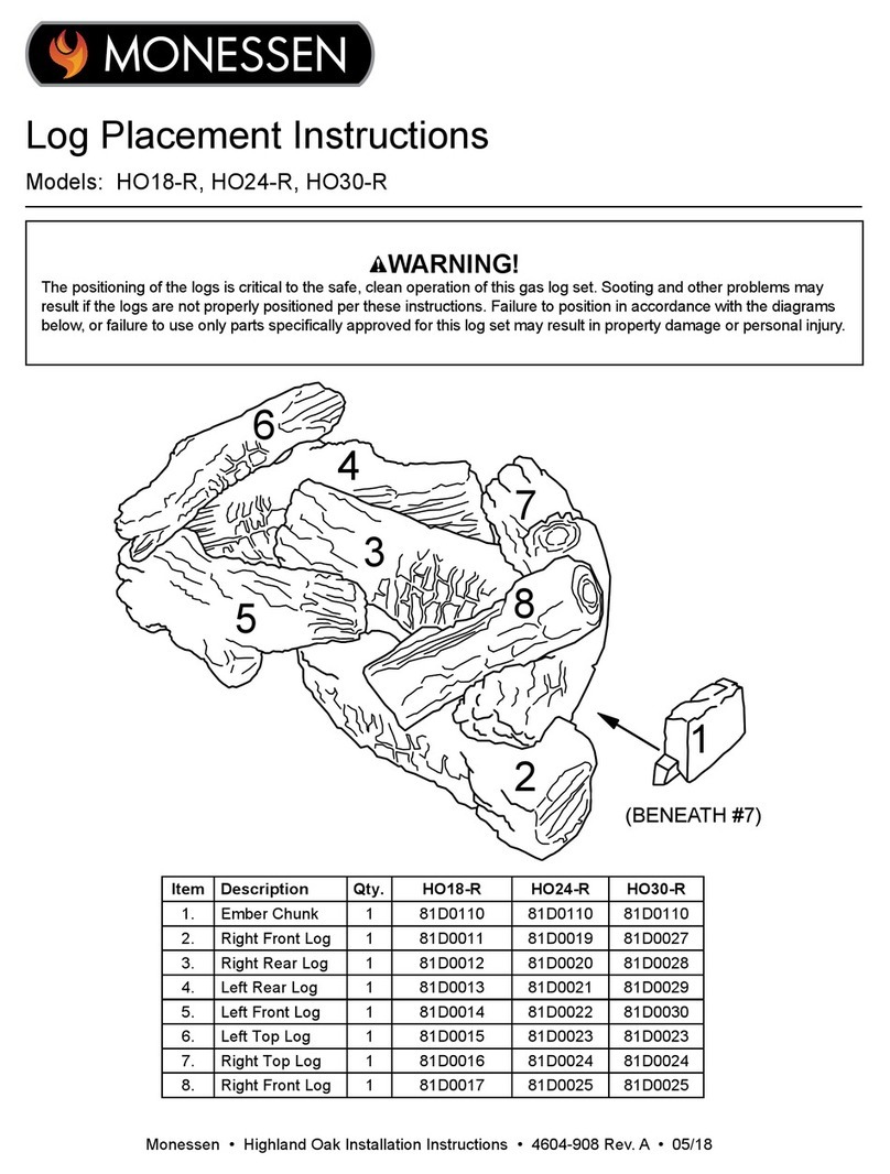 Monessen Hearth HO24-R User manual