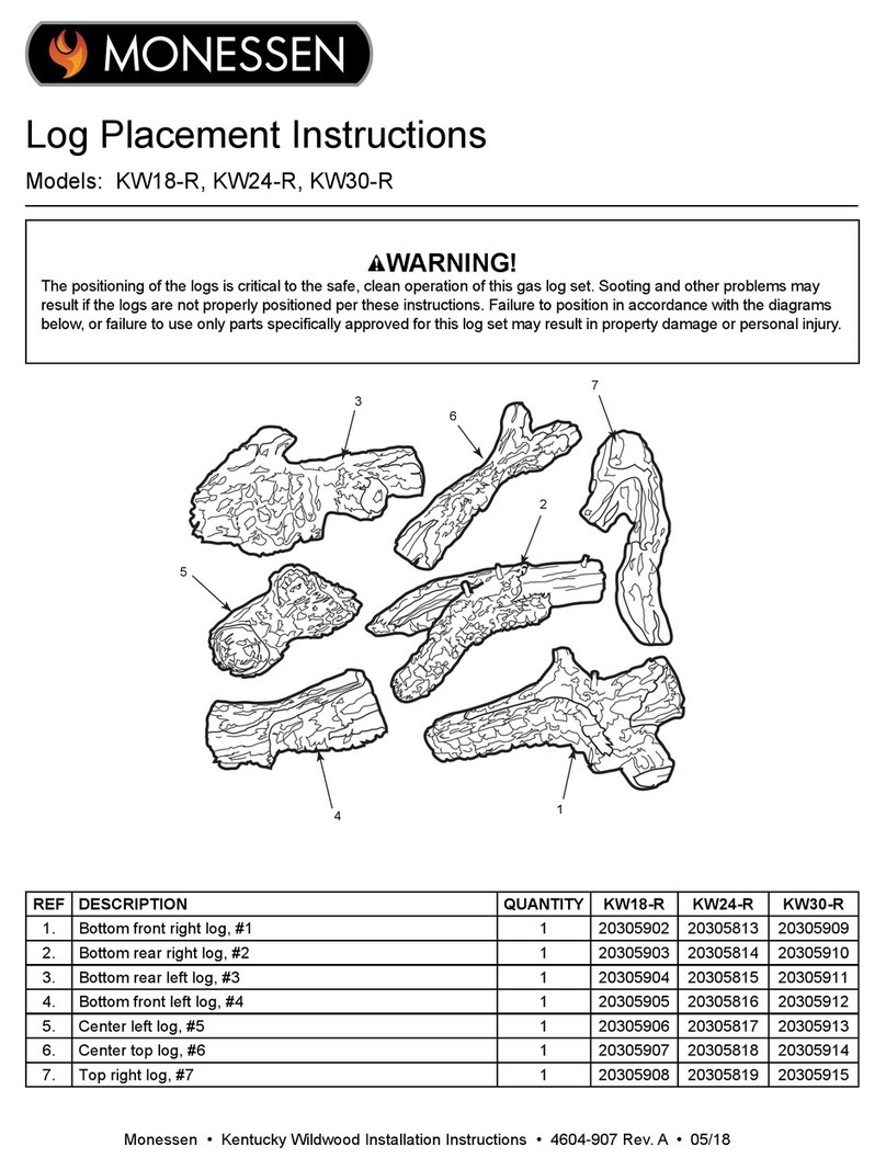 Monessen Hearth KW24-R User manual Monessen Hearth KW24-R User manual