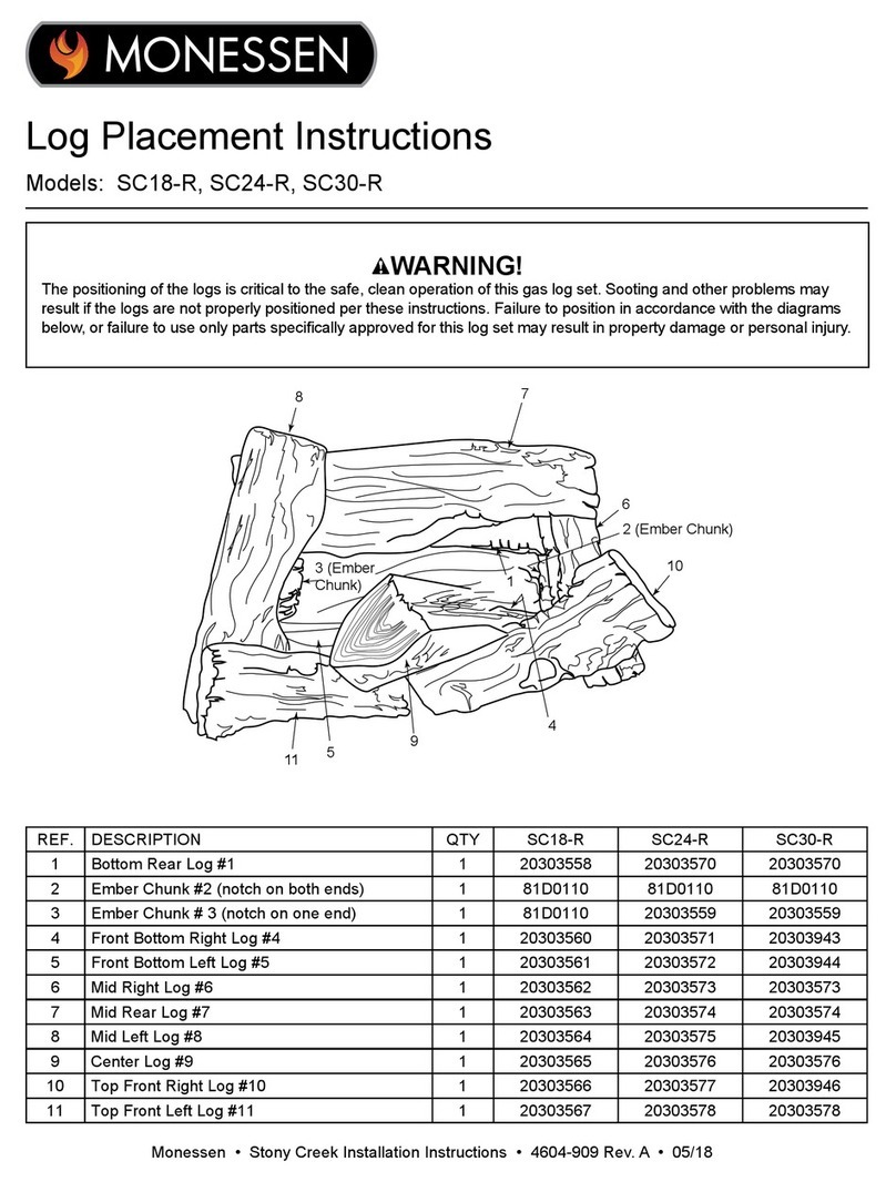 Monessen Hearth SC18-R User manual