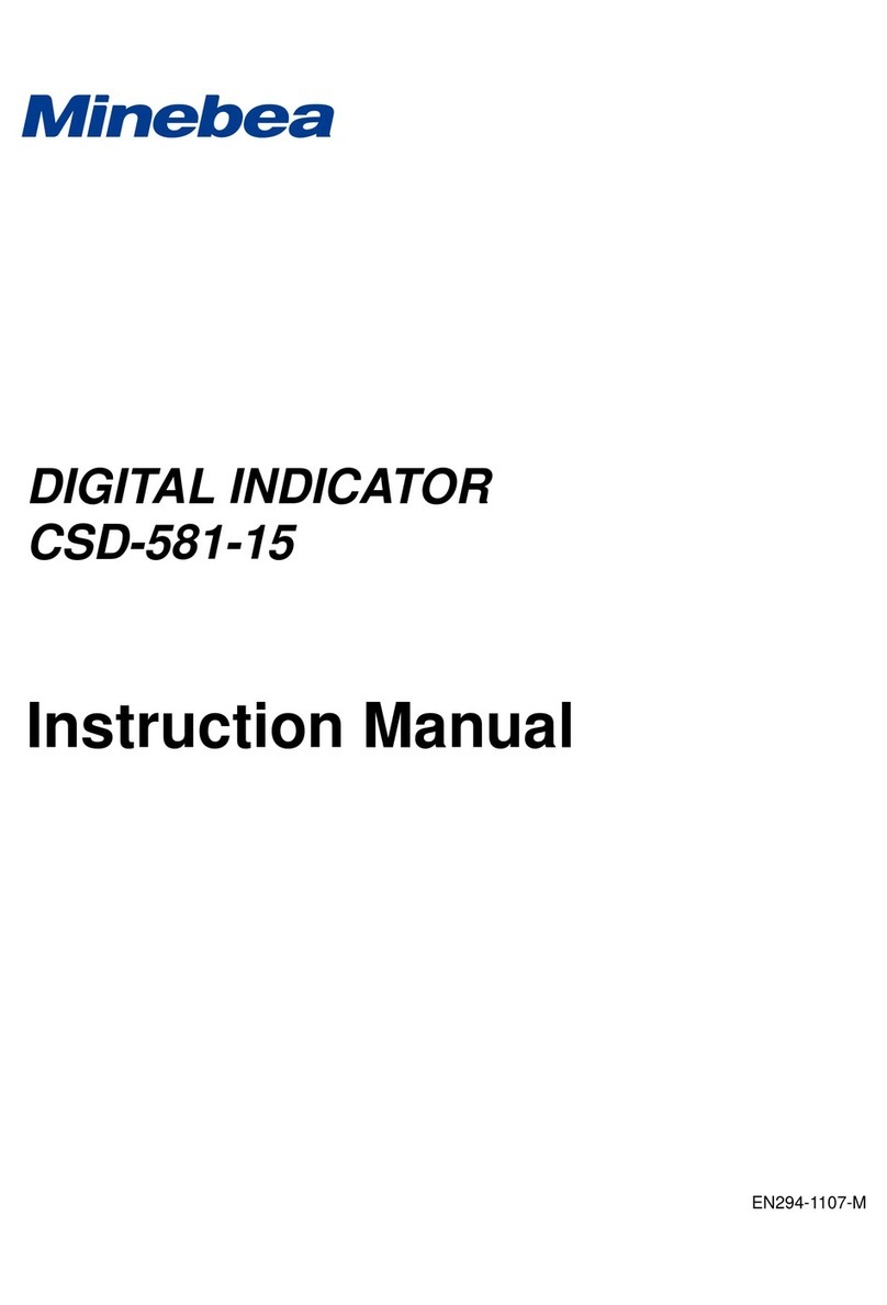 Minebea CSD-581-15 User manual