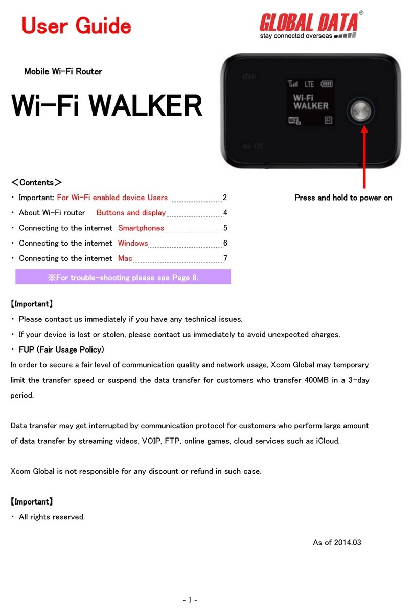 GLOBAL DATA Wi-Fi WALKER user guide