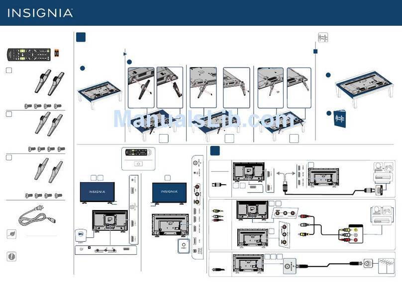 Insignia NS-40D420MX18 User manual
