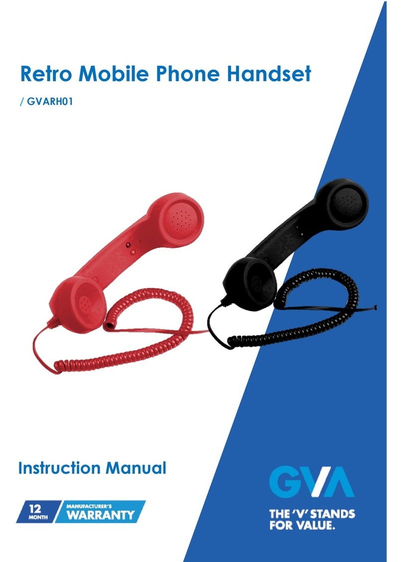GVA GVARH01 User manual