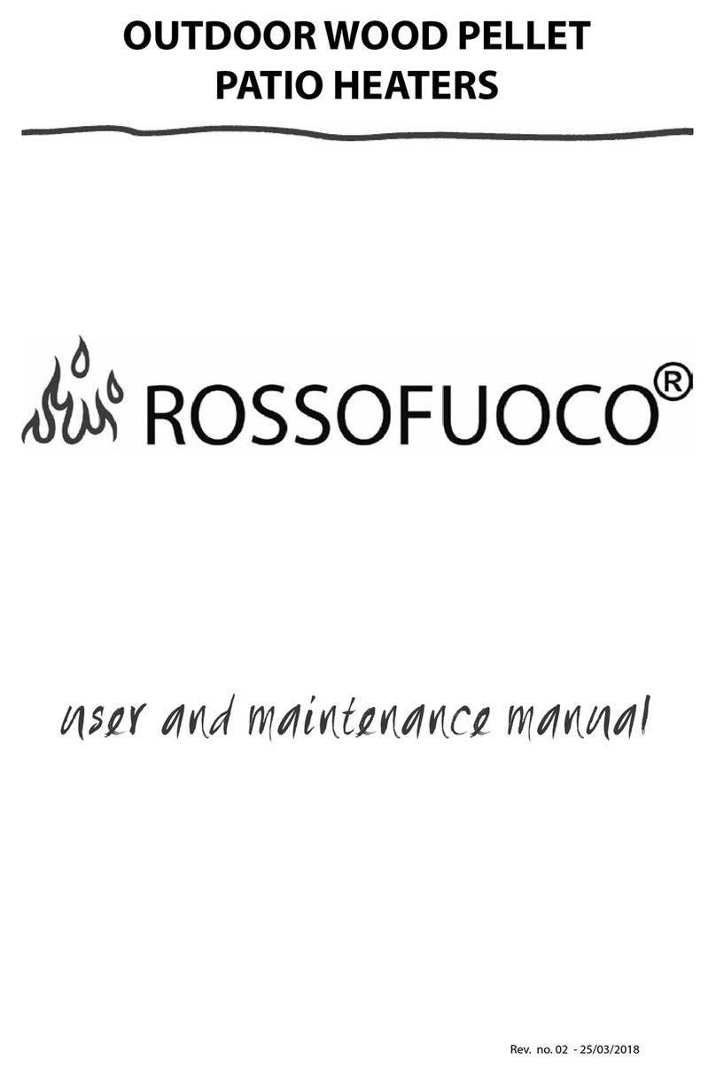 Rossofuoco RUBINO User and maintenance manual