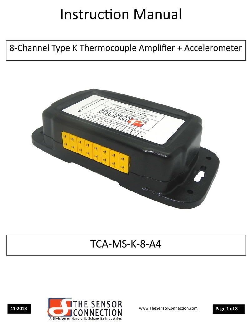 The Sensor Connection TCA-MS-K-8-A4 instruction manual
