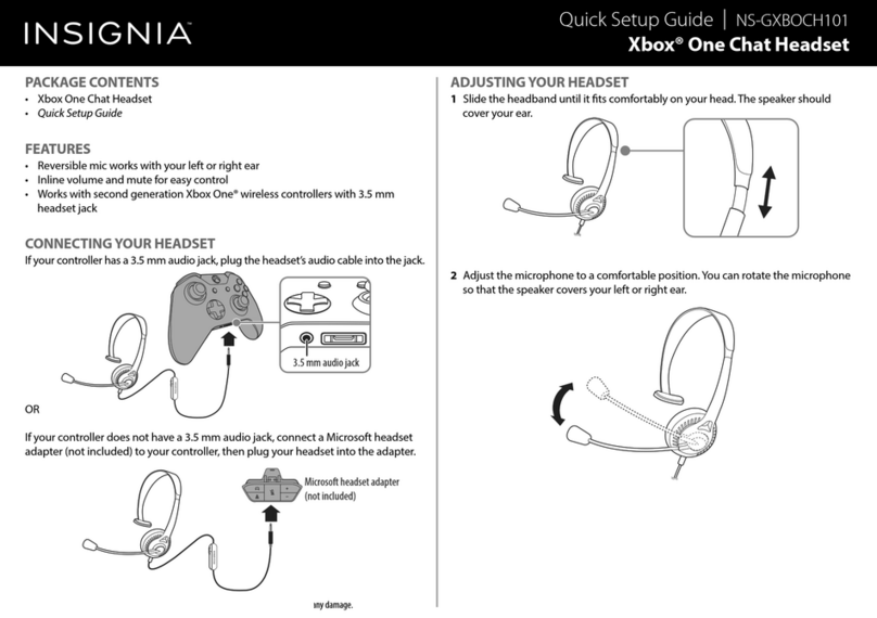 Insignia NS-GXBOCH101 Quick setup guide