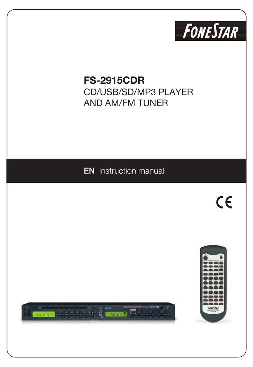 FONESTAR FS-2915CDR instruction manual