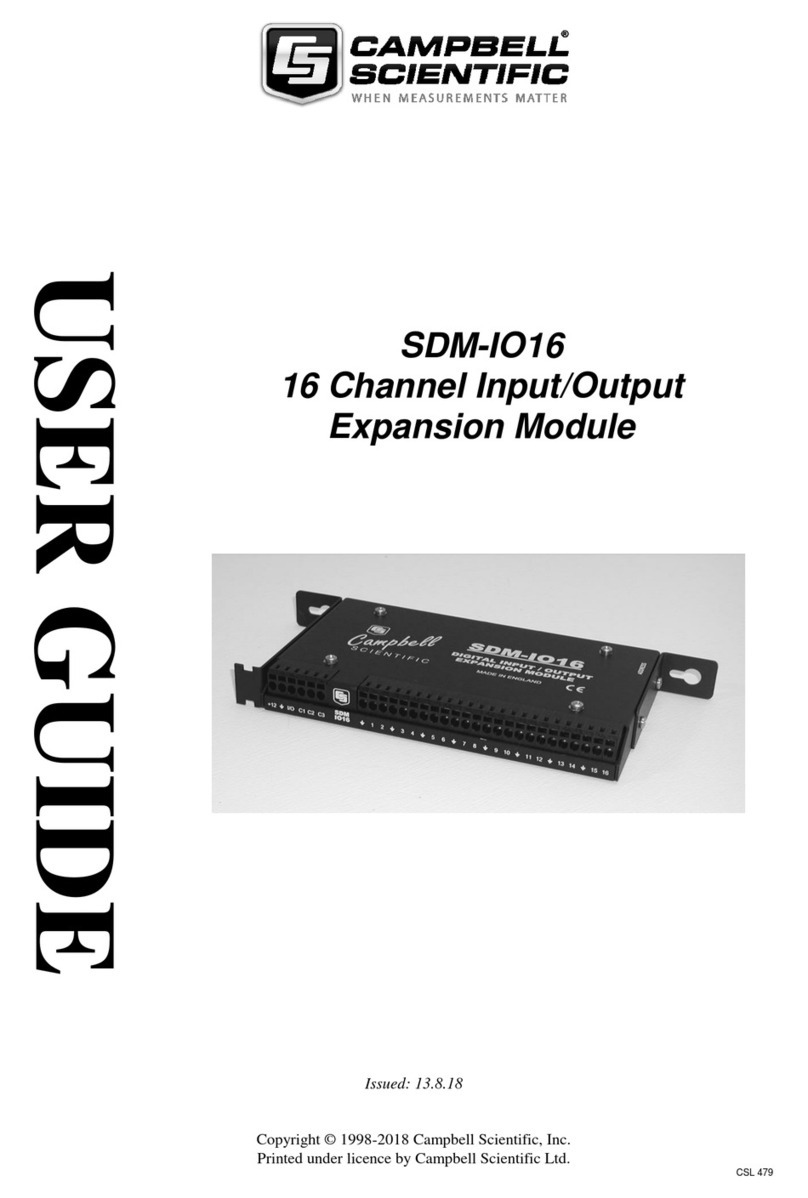 Campbell SDM-IO16 User manual