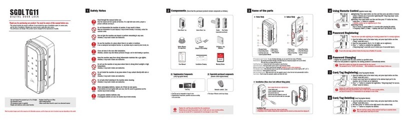 St Guchi SGDL TG11 instruction manual