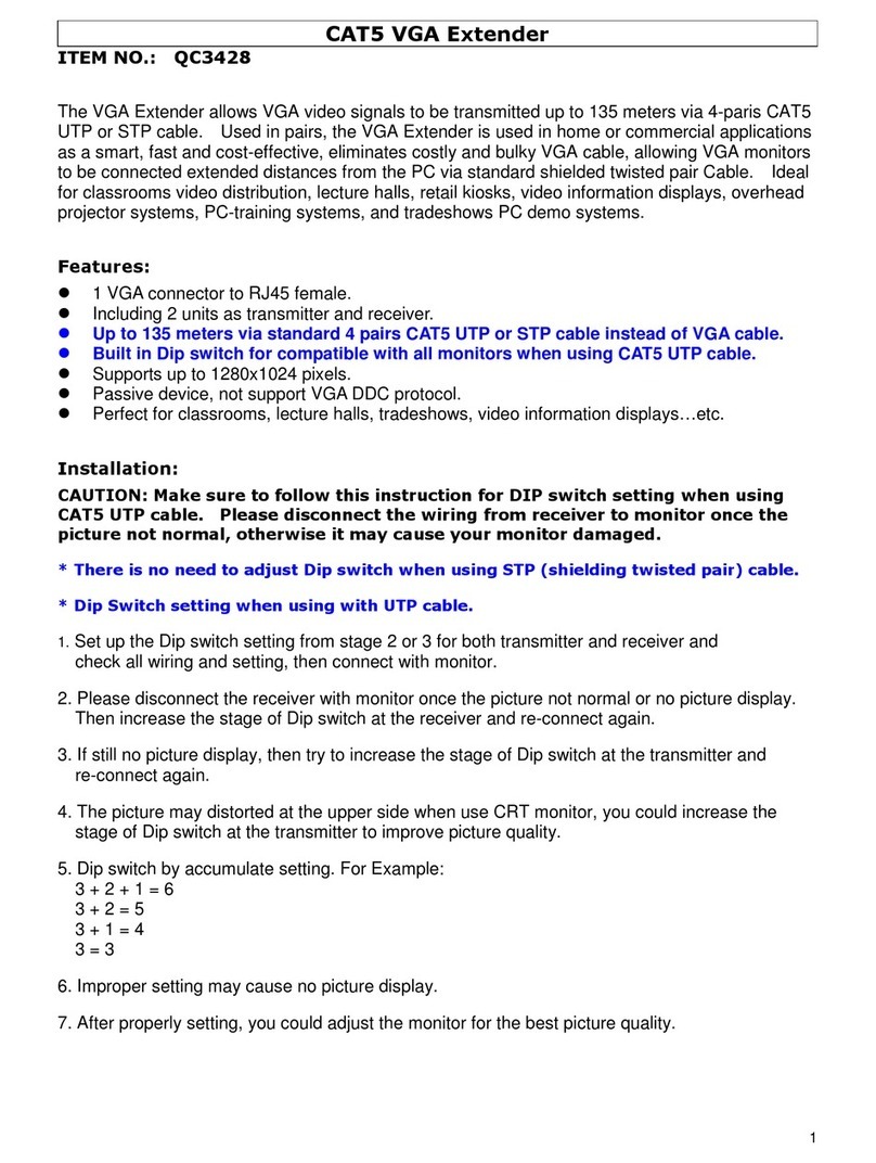 Jaycar QC3428 user manual